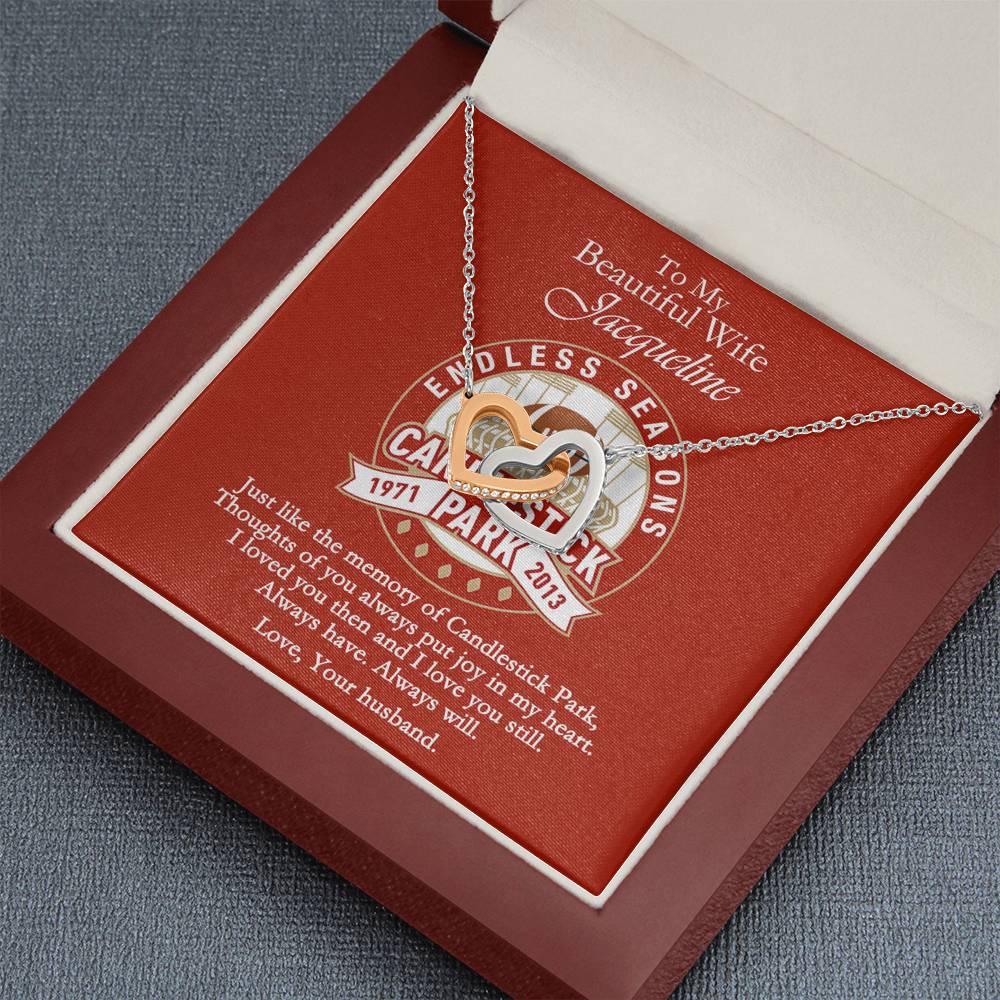 Personalized Candlestick Park Endless Seasons Necklace