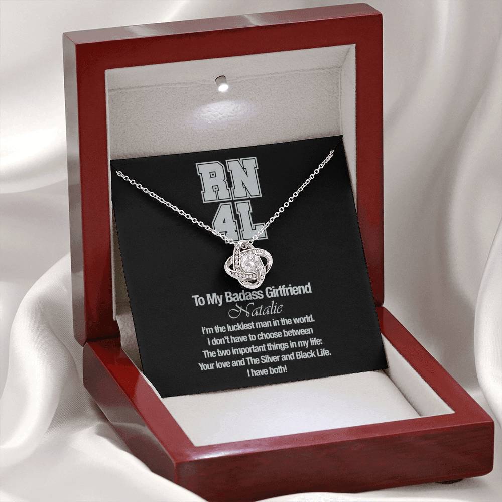 Personalized RN4L Badass Girlfriend Necklace