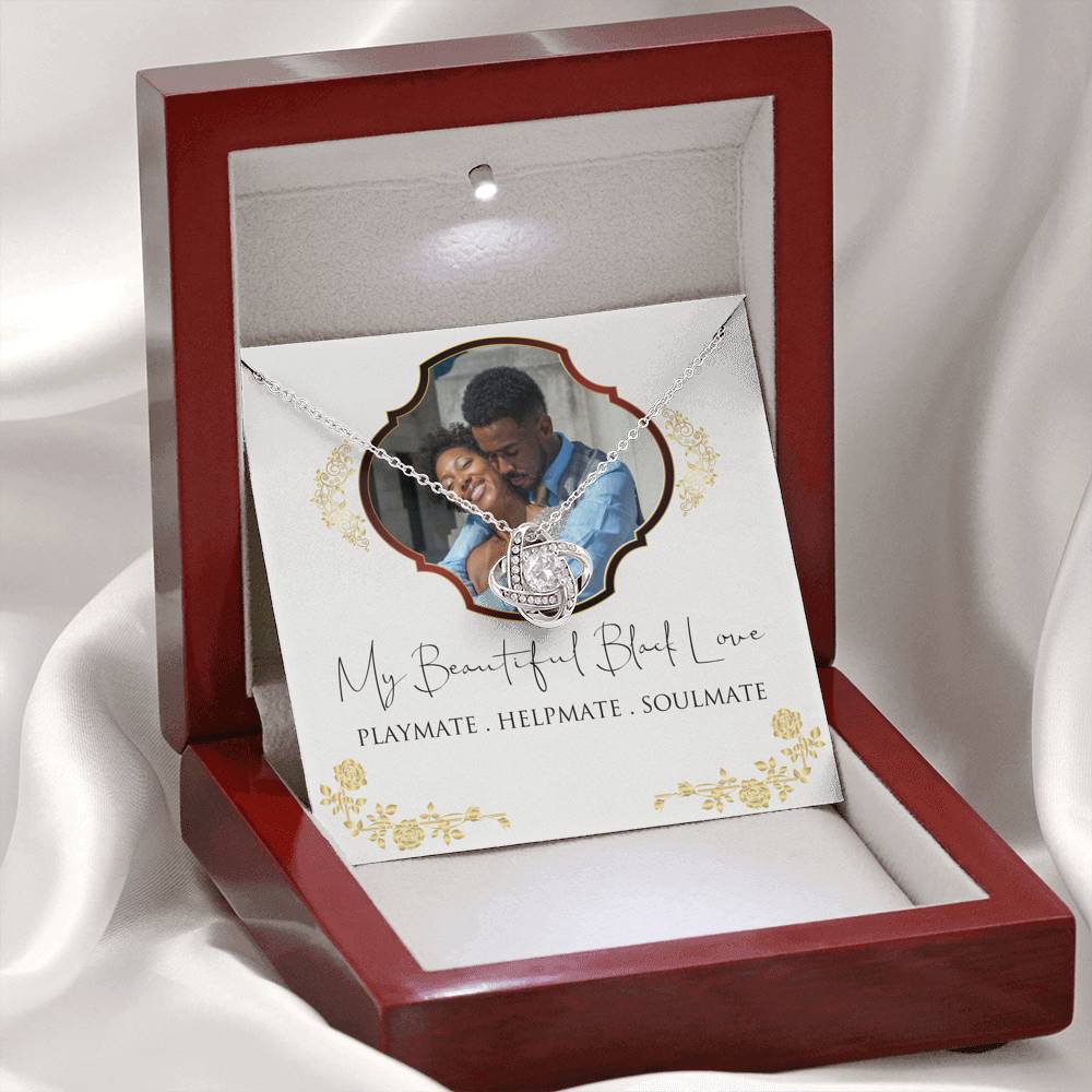 Personalized Black Love Soulmate Necklace