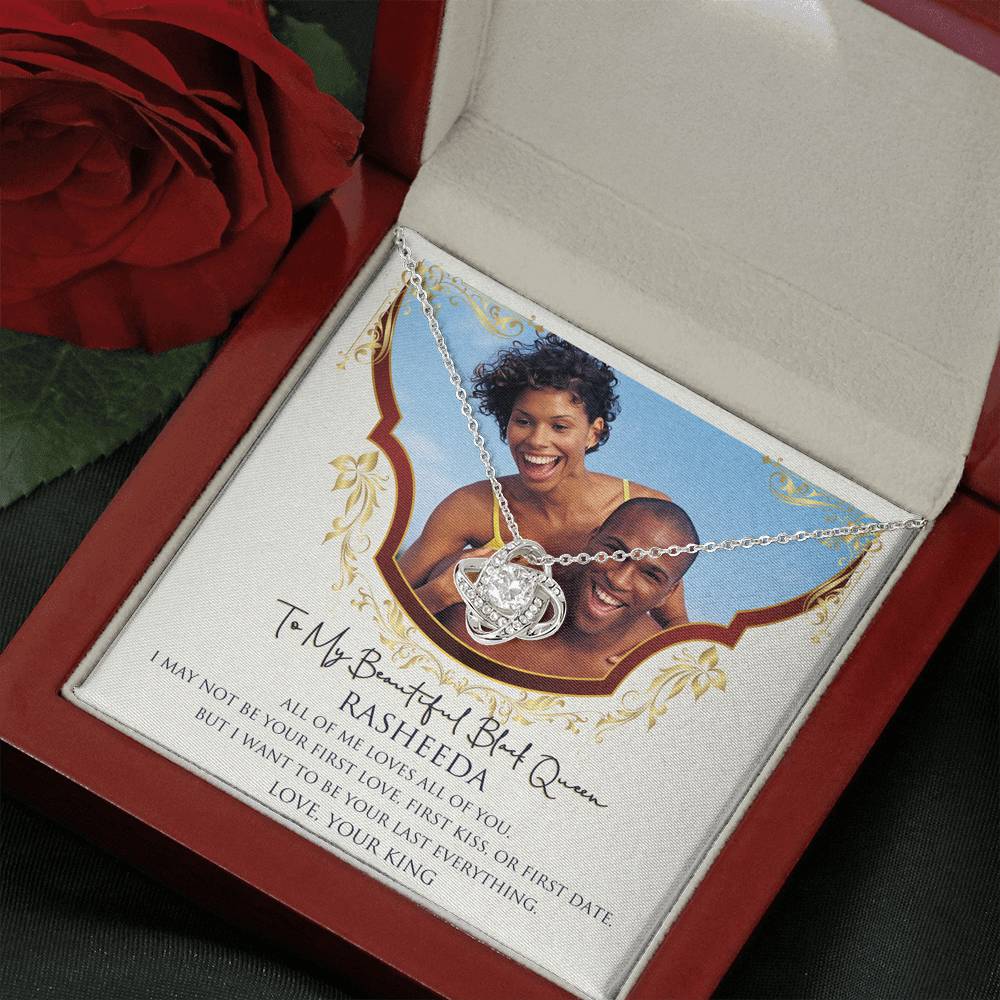 Personalized Black Love Queen Necklace