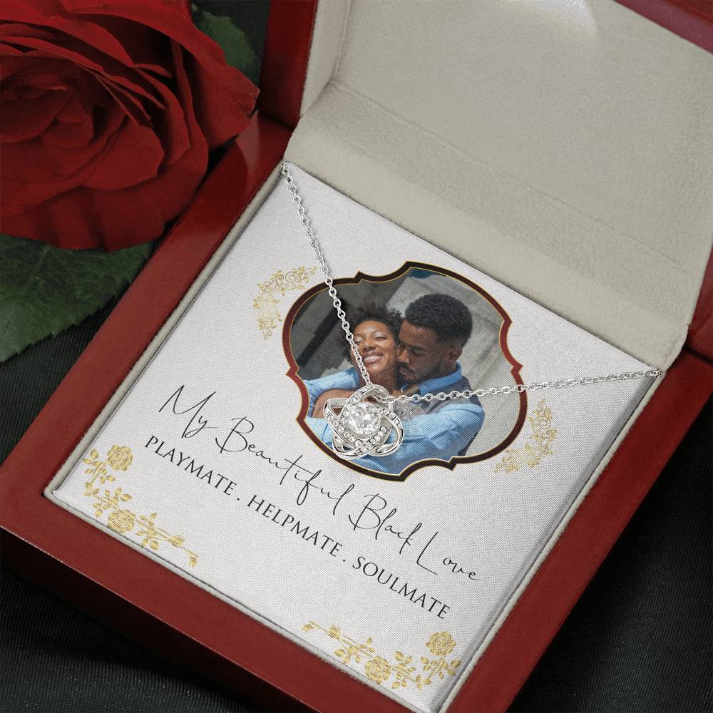 Personalized Black Love Soulmate Necklace