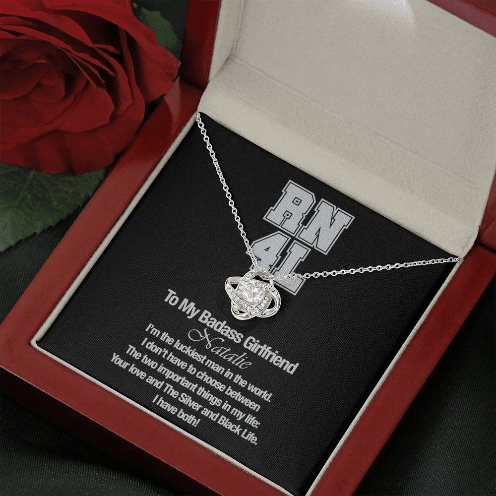 Personalized RN4L Badass Girlfriend Necklace