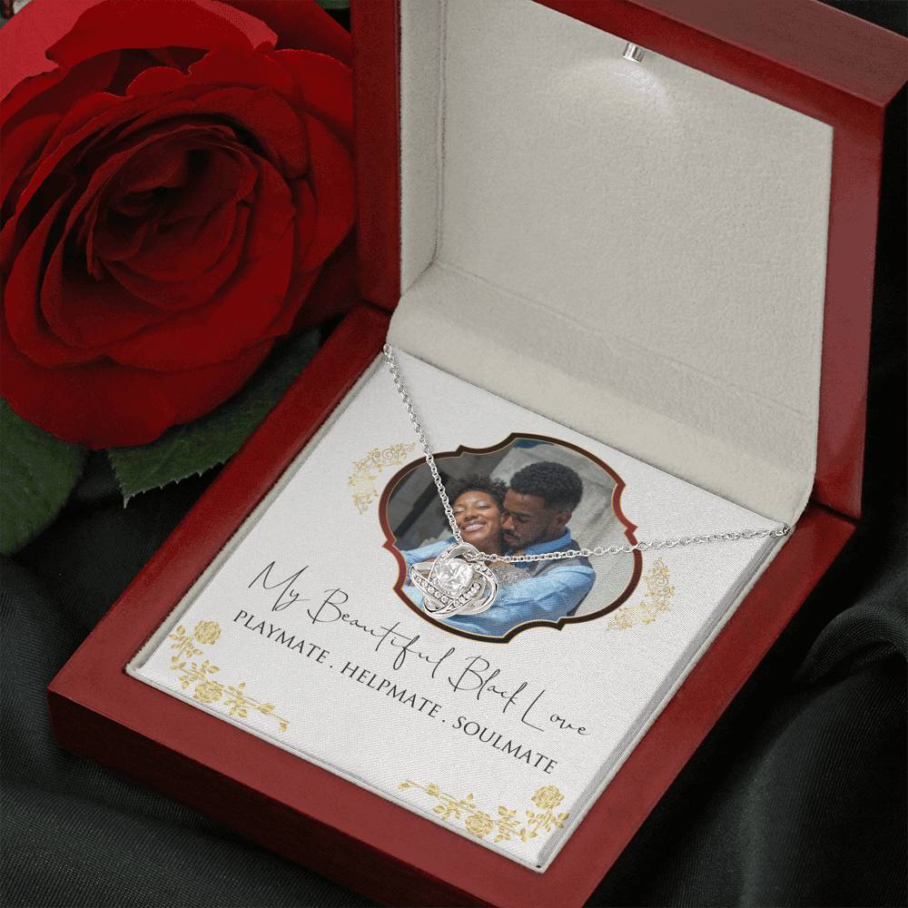 Personalized Black Love Soulmate Necklace