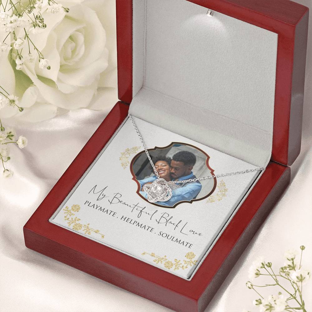 Personalized Black Love Soulmate Necklace