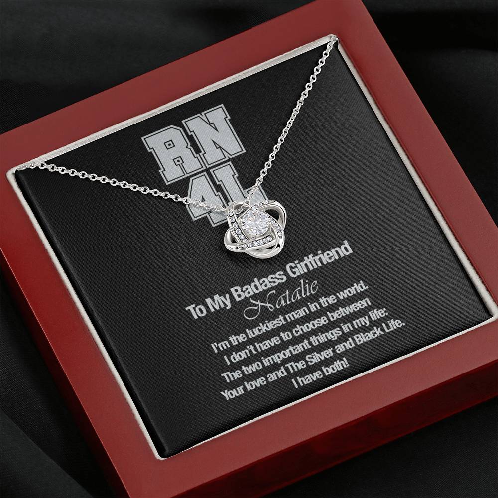 Personalized RN4L Badass Girlfriend Necklace