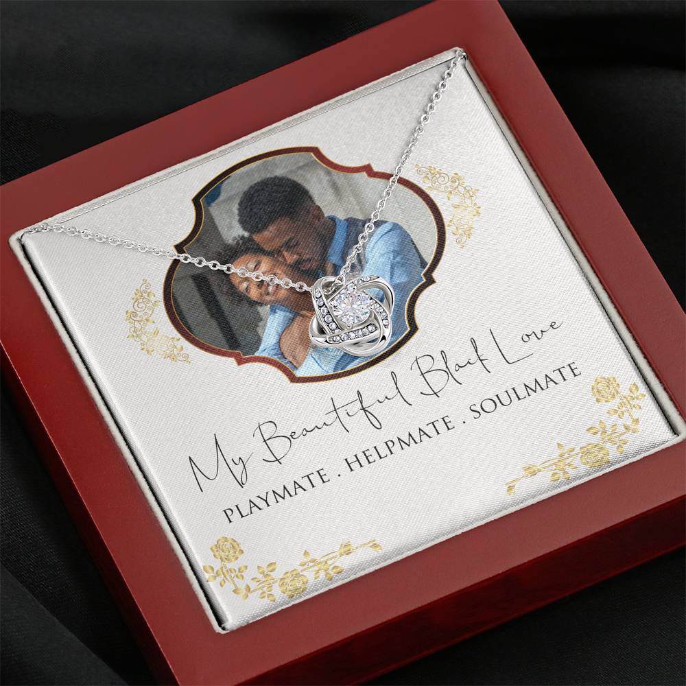 Personalized Black Love Soulmate Necklace
