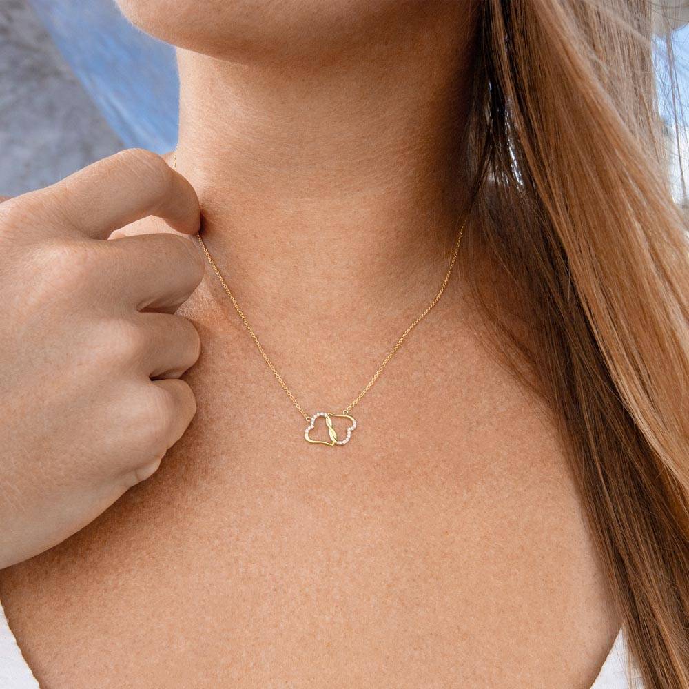 Personalized Black Love Soulmate 10K Gold Necklace