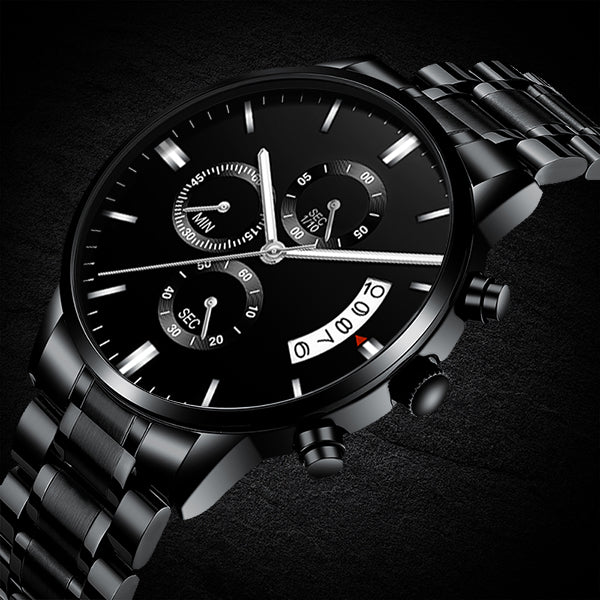 Personalized Men's Luxury Chronograph With Lumenglass Display